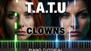 t.A.T.u – Clowns (Клоуны) | Full Piano Tutorial w Visualizer screenshot 4