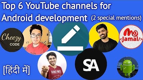 Best YouTube channels for Android development || Mayank Codes