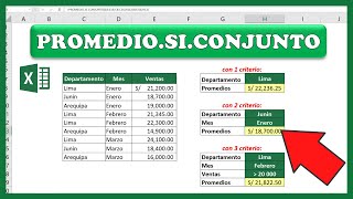Como USAR la Función PROMEDIO.SI.CONJUNTO en Microsoft Excel (Sintaxis + Ejemplos)