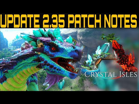 Update 2 35 Crystal Isles New Rates In Core Game Ark Survival Evolved Youtube