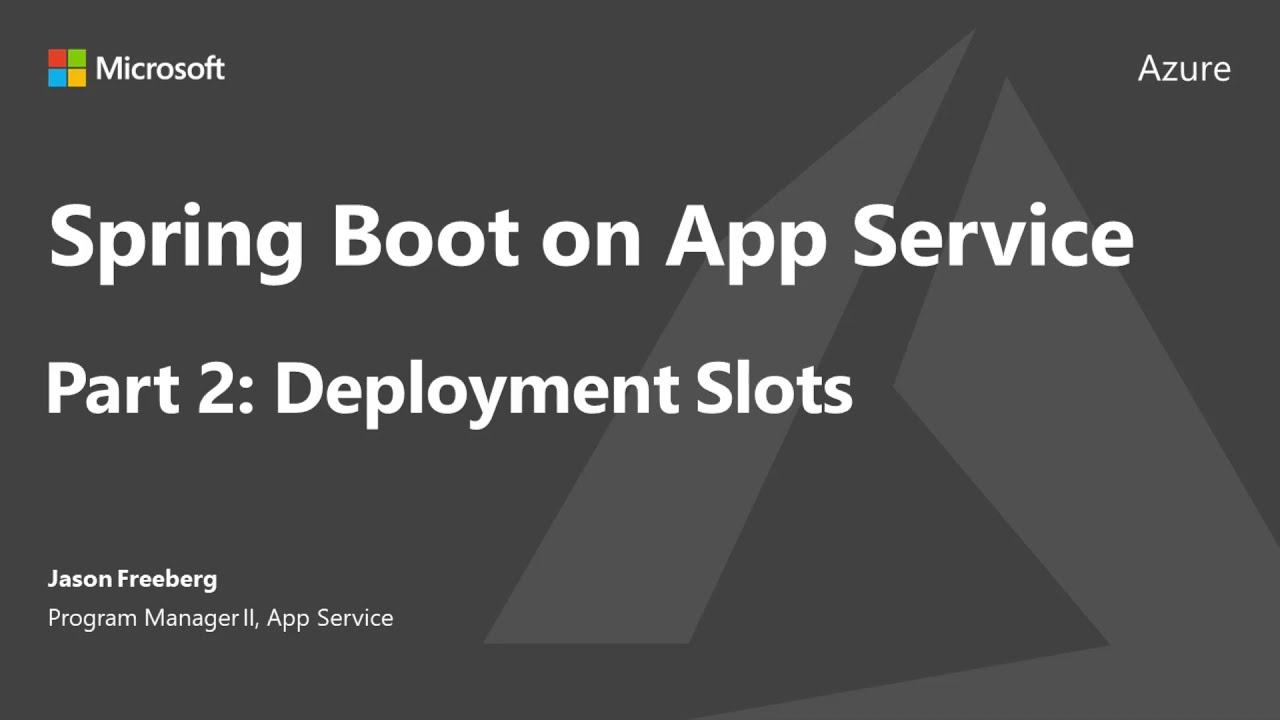 How to deploy your apps to staging slots on App Service - YouTube