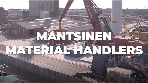 Mantsinen Group Offers a Wide Range of Hydraulic Material Handlers