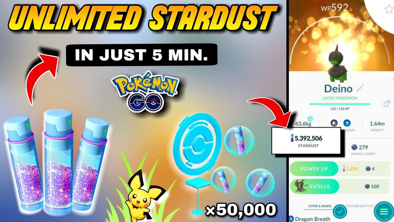 How to get unlimited stardust in pokemon go | how to get free stardust