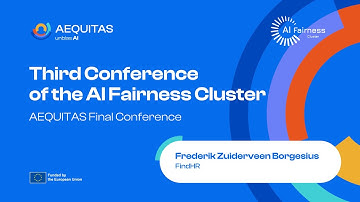 Frederik Zuiderveen Borgesius on AI Fairness: Insights from the Third Fairness Cluster Conference