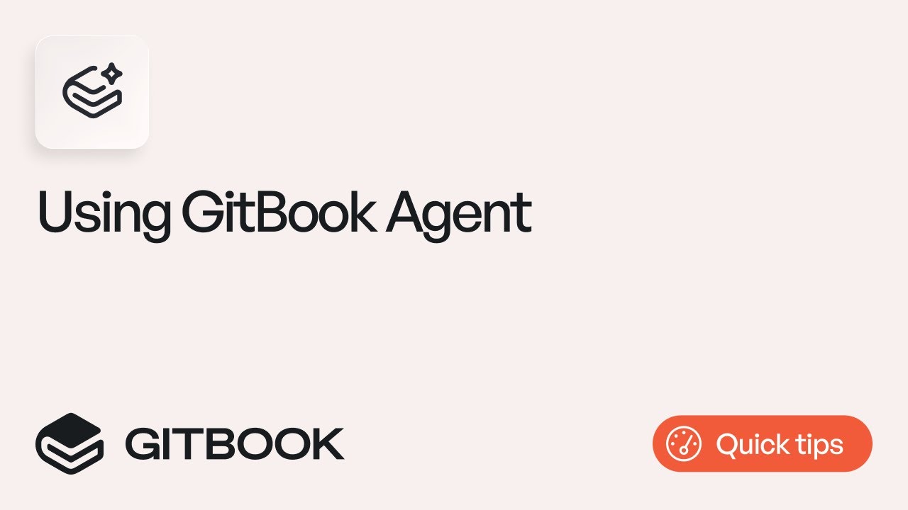 Using GitBook Agent to edit, update, review, and work on your docs ...