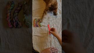 Open my What Mustard Made advent with me. My cat wants day 3! #yarnadvent #yarnlove #yarnlife