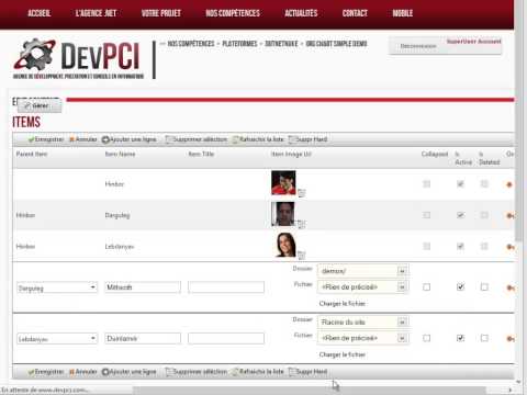 Org Chart Simple Demo