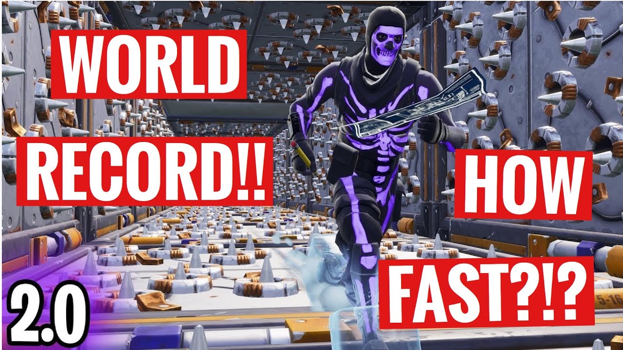 DEATHRUN 2.0 WORLD RECORD!? Deathrun 2.0 World Record Run!!