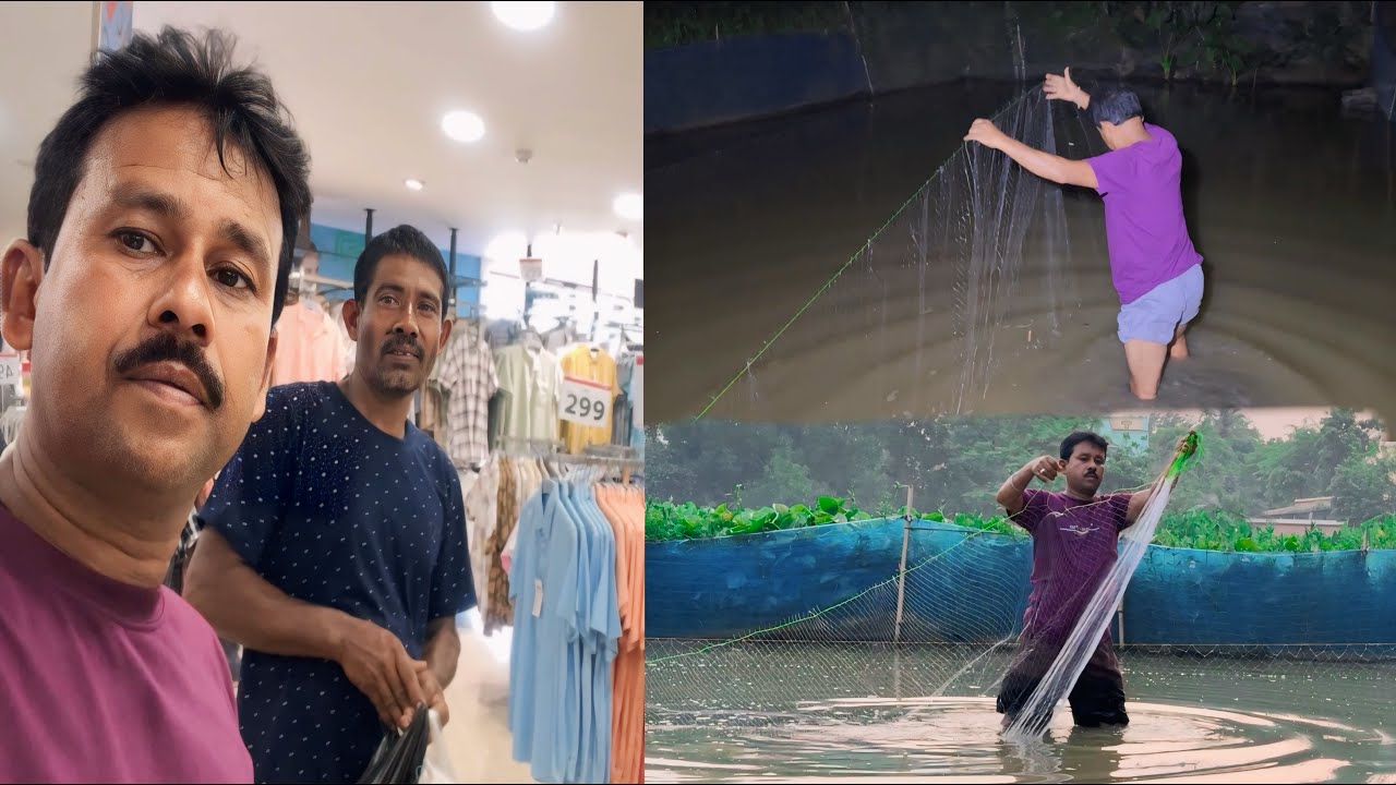 দাদার একটা ছোট্ট ইচ্ছে পূরণ করলাম | রাত্রিবেলা মাছ ধরতে নামলাম ||