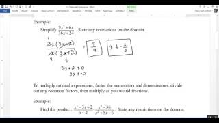 8-4 Rational Expressions