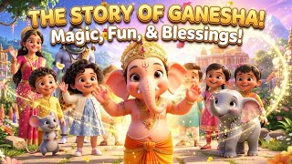 ​The Story of Lord Ganesha | Cute Animated Mythological Stories for Kids & Toddlers #ganesha 