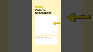 Variable Declarations in javaScript #js #coding #software #python #fold #unfold #animation loding
