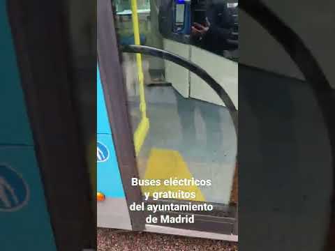 Autobuses eléctricos y gratuitos del ayuntamiento de Madrid