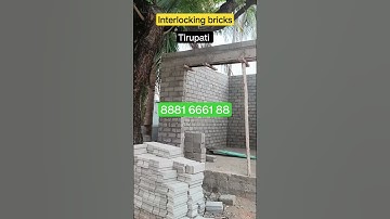 Recommended: Interlocking bricks . #Gk cc blocks # Tirupati