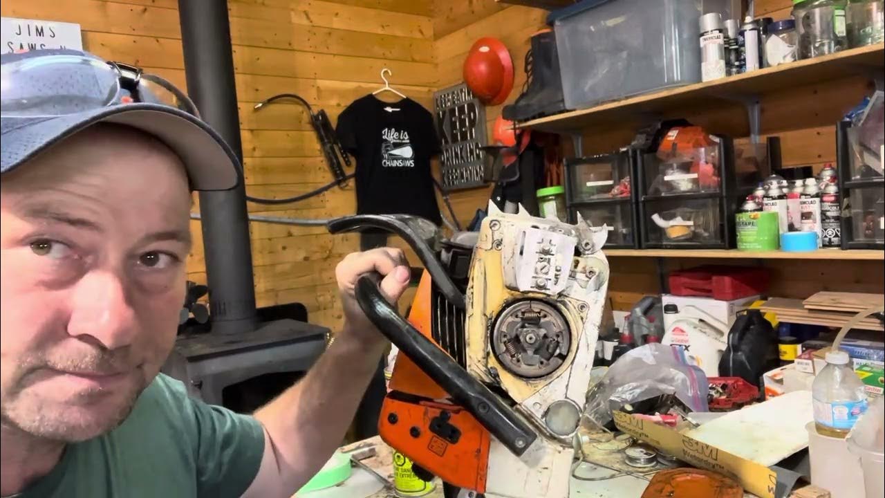 Why does a chainsaw chain keep spinning with no throttle, check your