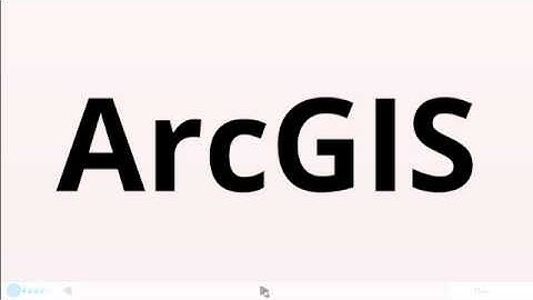 Part 2a--Generating Animations using ArcGIS (Getting Acquainted)