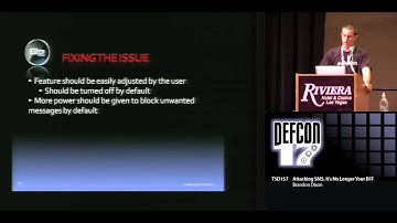 DEFCON 17: Attacking SMS