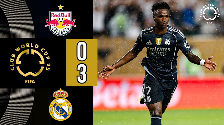 RÉSUMÉ: RB Salzburg vs Real Madrid 0-3 | Coupe du Monde des Clubs 2025