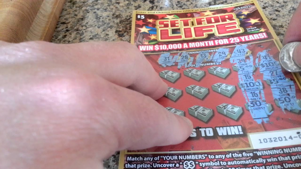 California Scratcher Set for life 5 YouTube