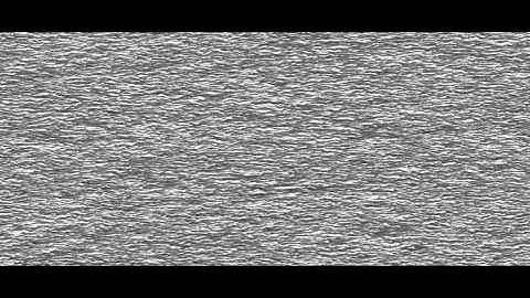 Laminar-turbulent patterns in plane Couette flow, Re=380