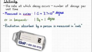 AP Physics 2 - Nuclear Decay Rates