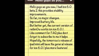 NEW IOS 6.0.1 REVIEW!