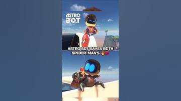 ASTRO BOT SAVES BOTH SPIDER-MAN