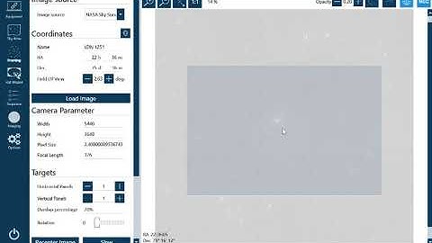NINA setup polar align plate solve and target for sequencing.