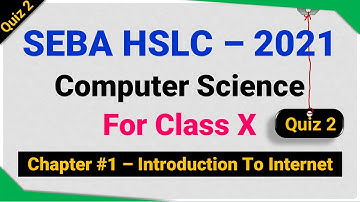 Chapter-1 SEBA COMPUTER SCIENCE - CLASS X (Q2)