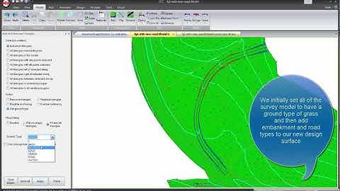SCC - Creating design surfaces by alignment