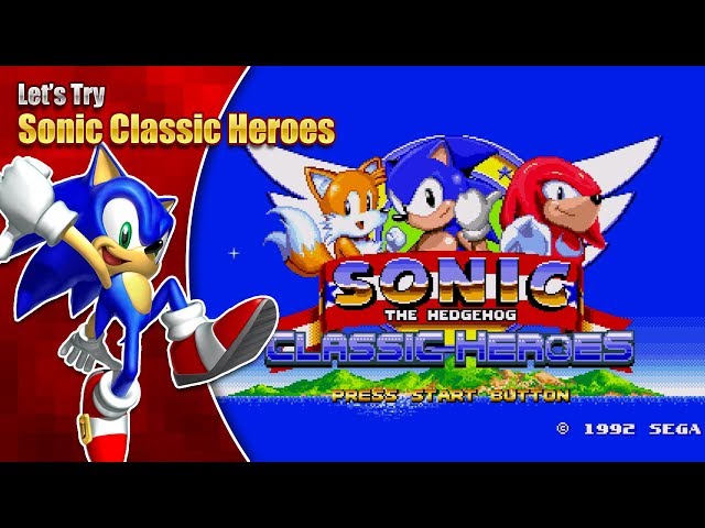 Review sonic clássic heroes