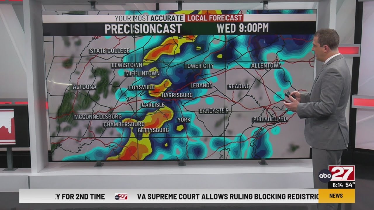 Brett's Wednesday Morning Daybreak Forecast - YouTube