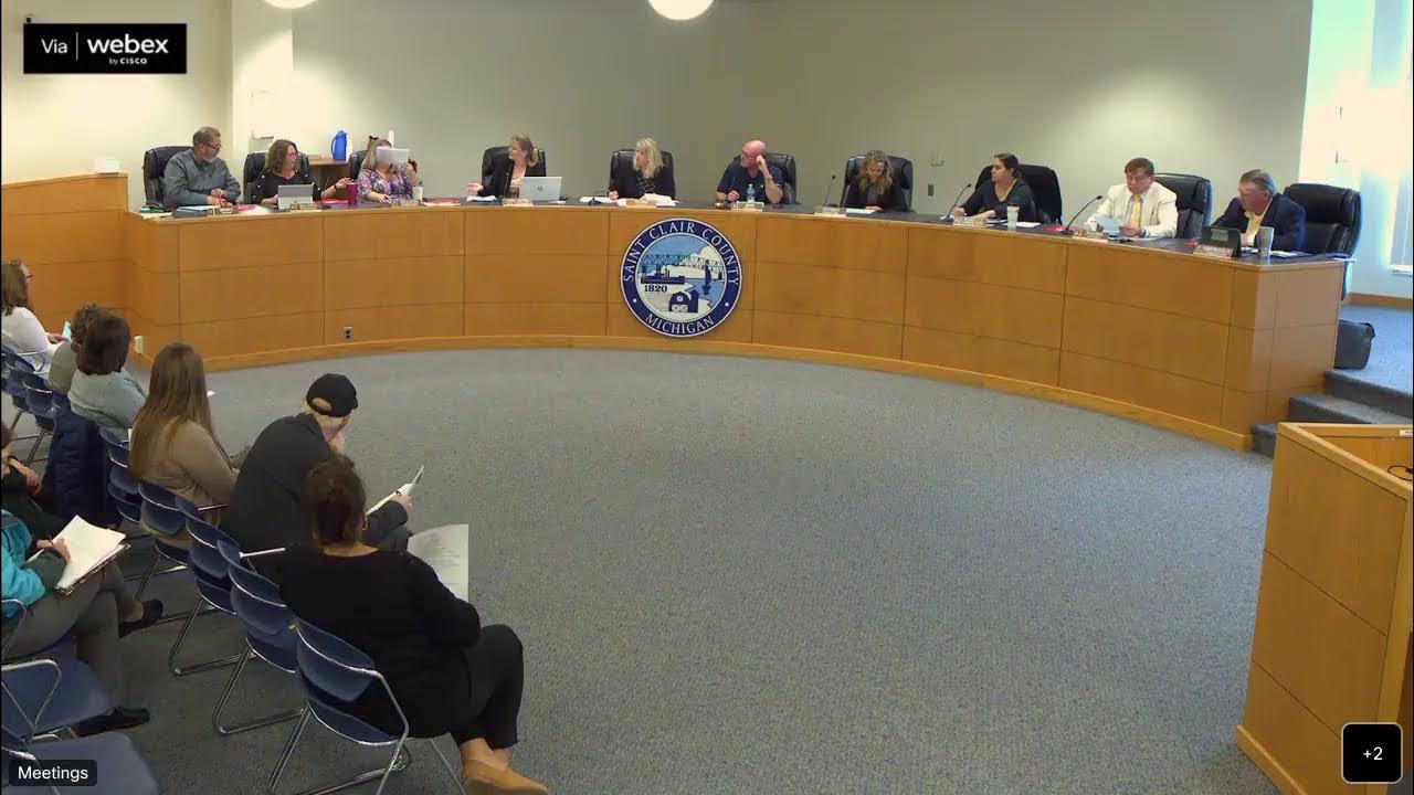 April 20, 2023 St Clair County Board of Commissioners - YouTube