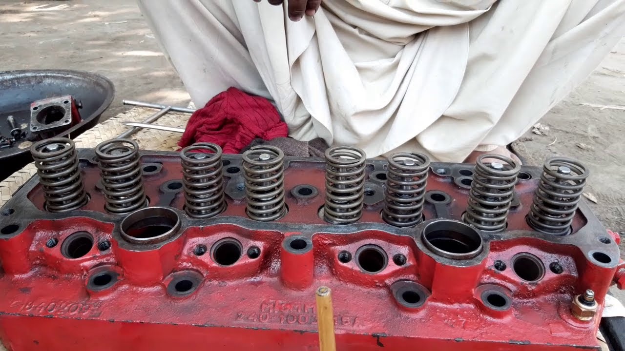 Vintage Tractor Engineer MF353A.152 Repair In Workshop 2020