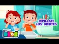 Cepíllate los dientes😀🥳| Canciones Infantiles 2024  |🥳 Happy Kids