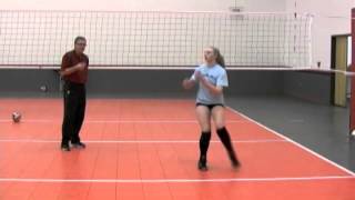 Jim Stone & Jordyn Poulter Developing Volleyball Setter Footwork