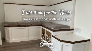 Kitchen Corner Bench with Storage DIY Breakfast Nook Seating