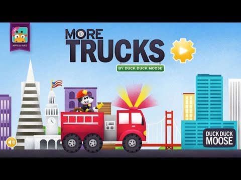 More Trucks by Duck Duck Moose fun video for kids