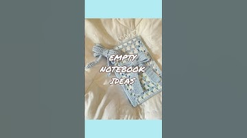 Empty notebook ideas ✨📝.#asthetic #explore #student#motivation #studytips #bookmark #sketchbook #art