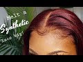 HOW TO MELT A SYNTHETIC LACEFRONT WIG FT. IT'S A WIG "DARA" | PISCESFINEST