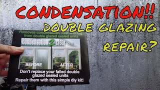 Double glazing repair  condensation