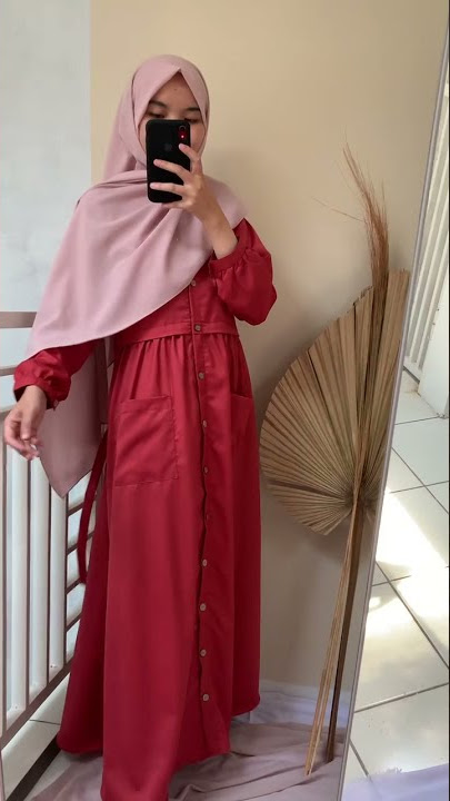 jual gamis katun polos 081324145084