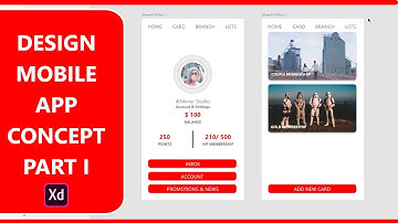 adobe xd app design prototype | Design MOBILE App Concept Part I (2019)