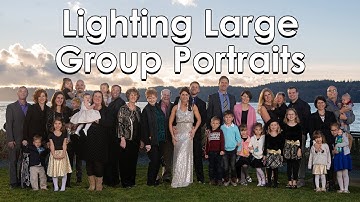 How to Light LARGE Group Portraits