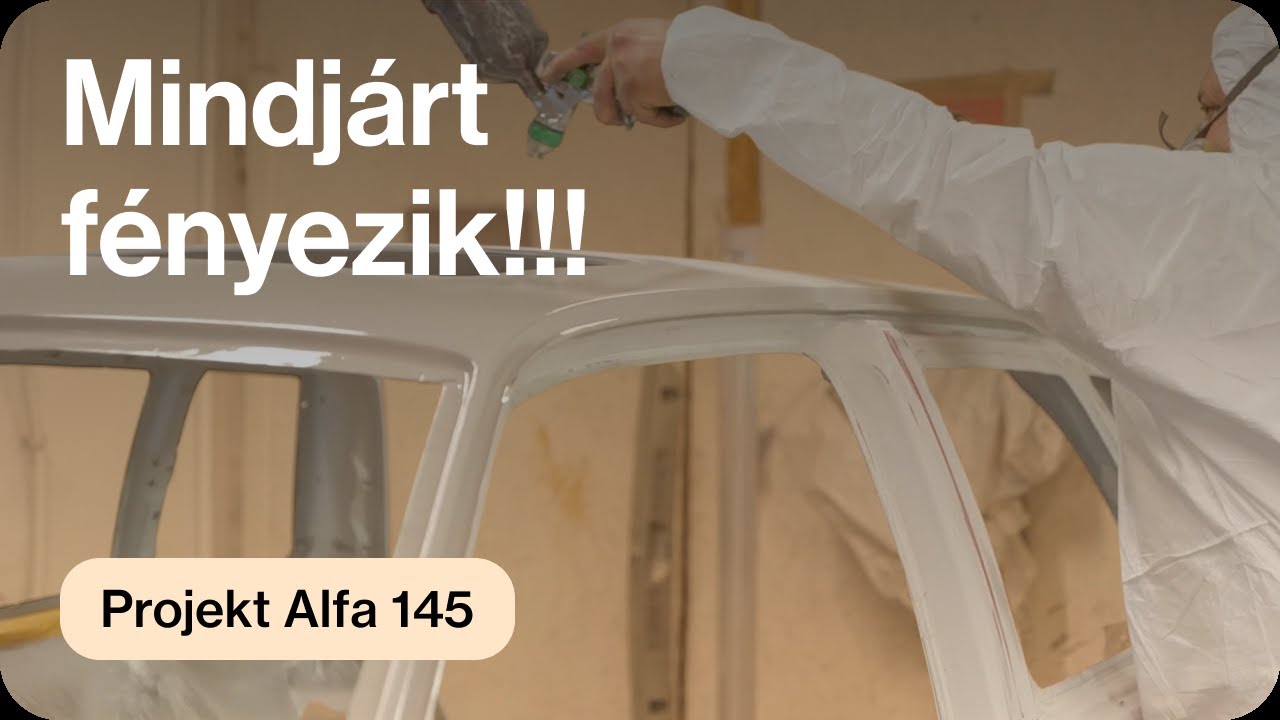 Projekt Alfa 145 - Mindjárt fényezik!!!