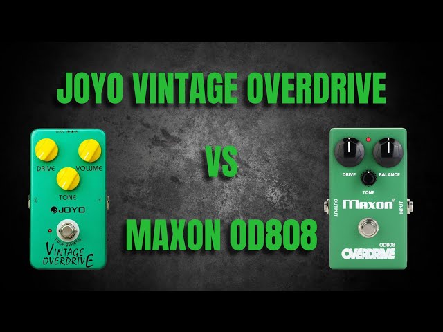 $35 vs $150 Tube Screamer? Joyo Vintage Overdrive vs Maxon OD808