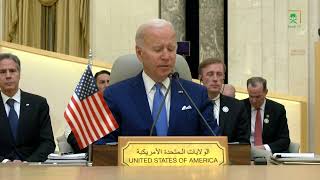 President Biden Speech at Jeddah Summit