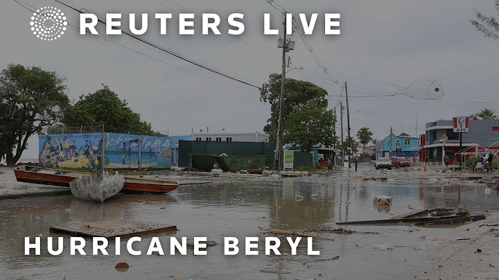 LIVE: View of Jamaica ahead of Hurricane Beryl