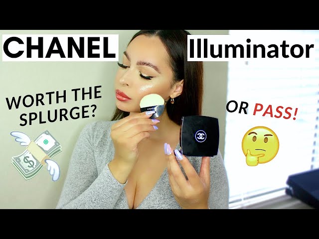 CHANEL POUDRE LUMIERE HIGHLIGHTING POWDER SWATCH & REVIEW 