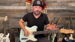 Double Stops For 1-4-5 In A Major For Guitar - Country Style